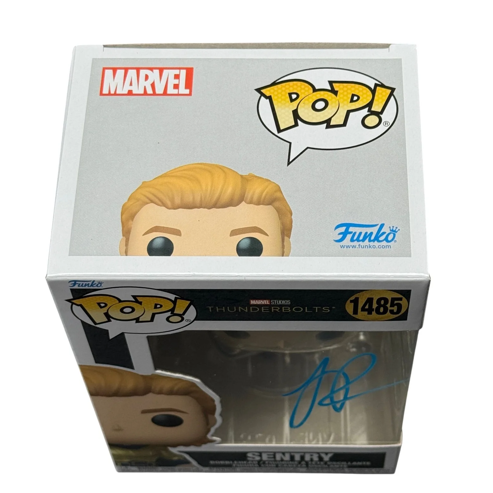 Lewis Pullman — Lewis Pullman Signed Sentry Thunderbolts Funko Pop 1485 Autograph Beckett BAS, image 5