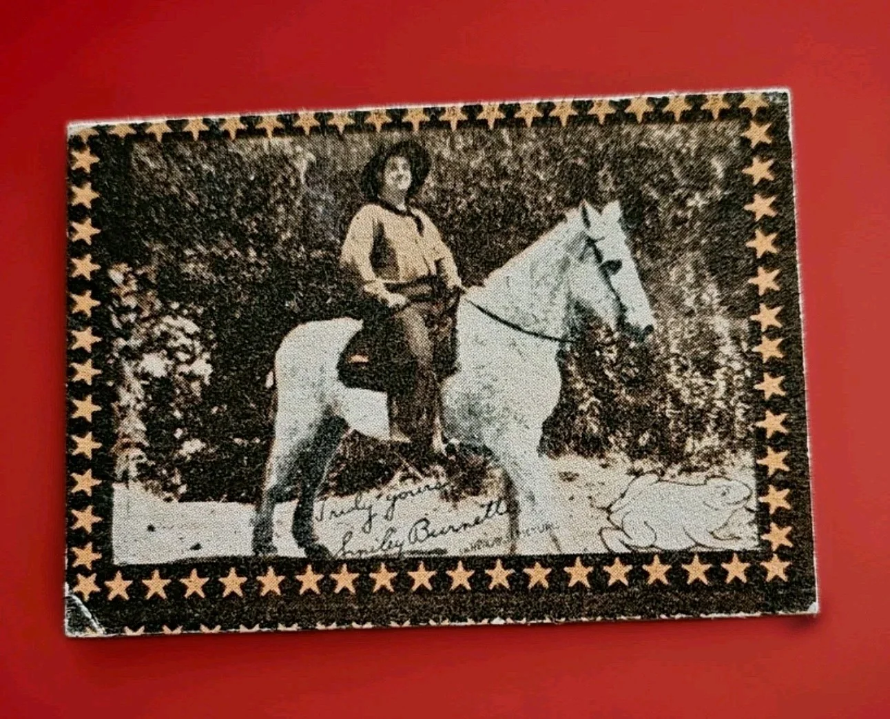 SMILEY BURNETTE Arcade Card Cereal Premium FASCILMILE Autograph Country Music &, изображение 3