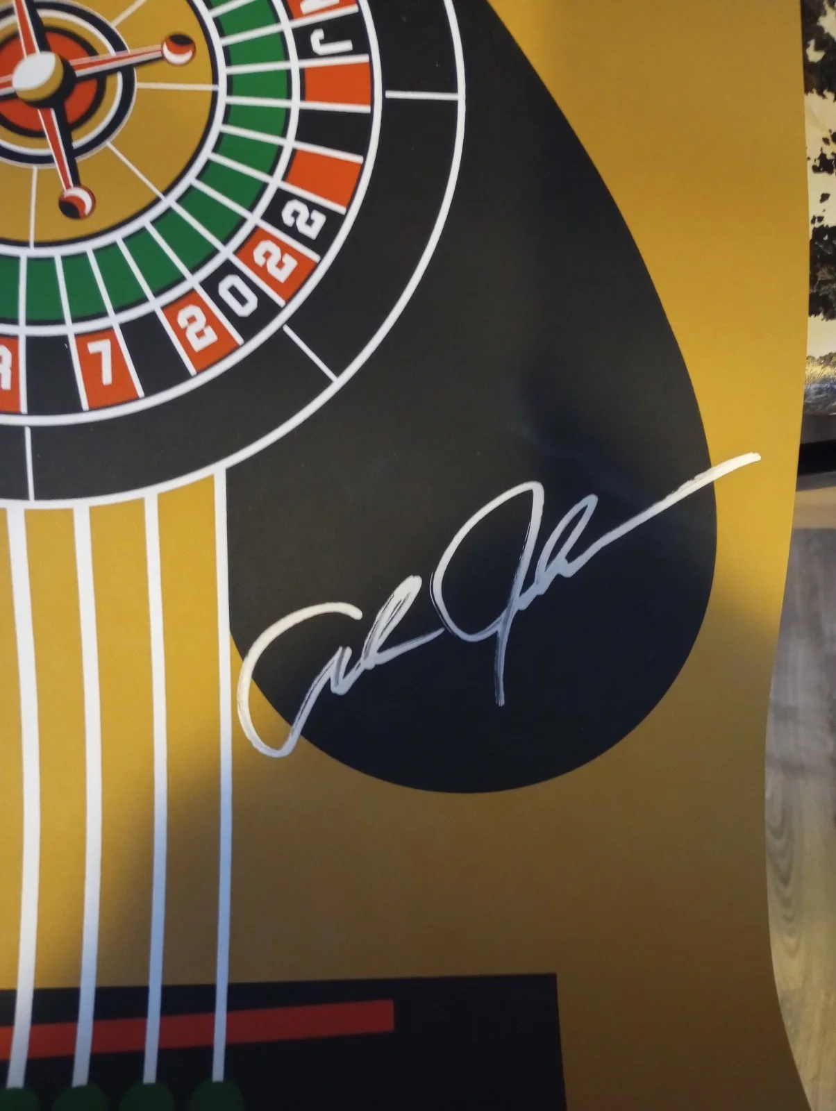 Alan Jackson Signed Autographed 18X24 Poster 2022 Atlantic City, NJ Authentic, изображение 2