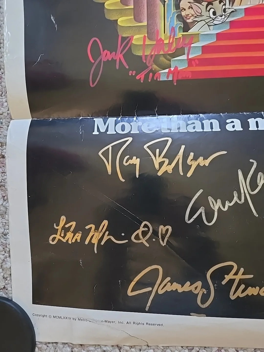Joan Crawford-Cary Grant-Elizabeth Taylor-,19 Others ' Signed Poster . C.O.A!, image 4