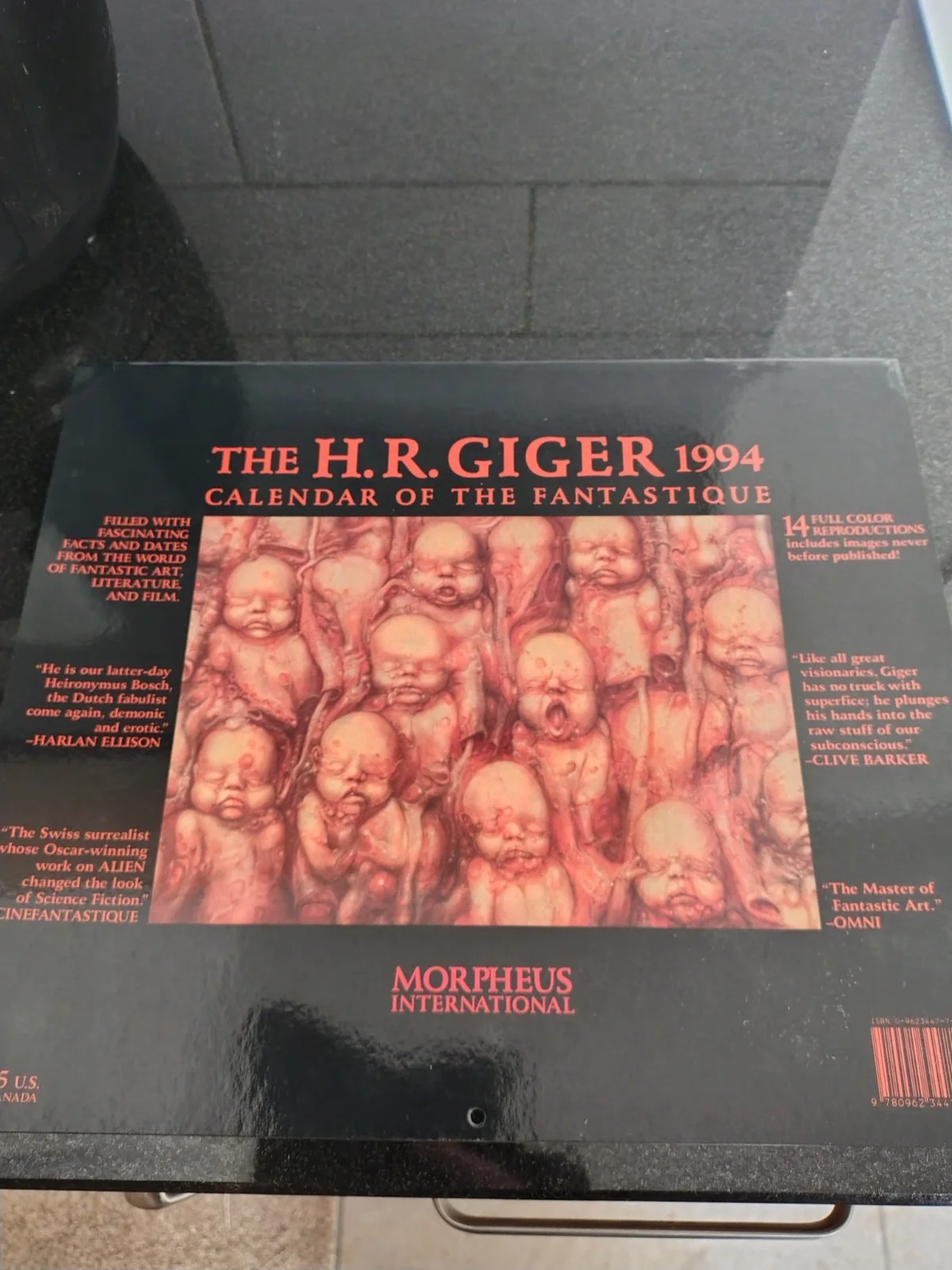HR GIGER CALENDARS 1994 & 1996 TASCHEN, THE MASTERS WORK, VERY COLLECTABLE, изображение 2