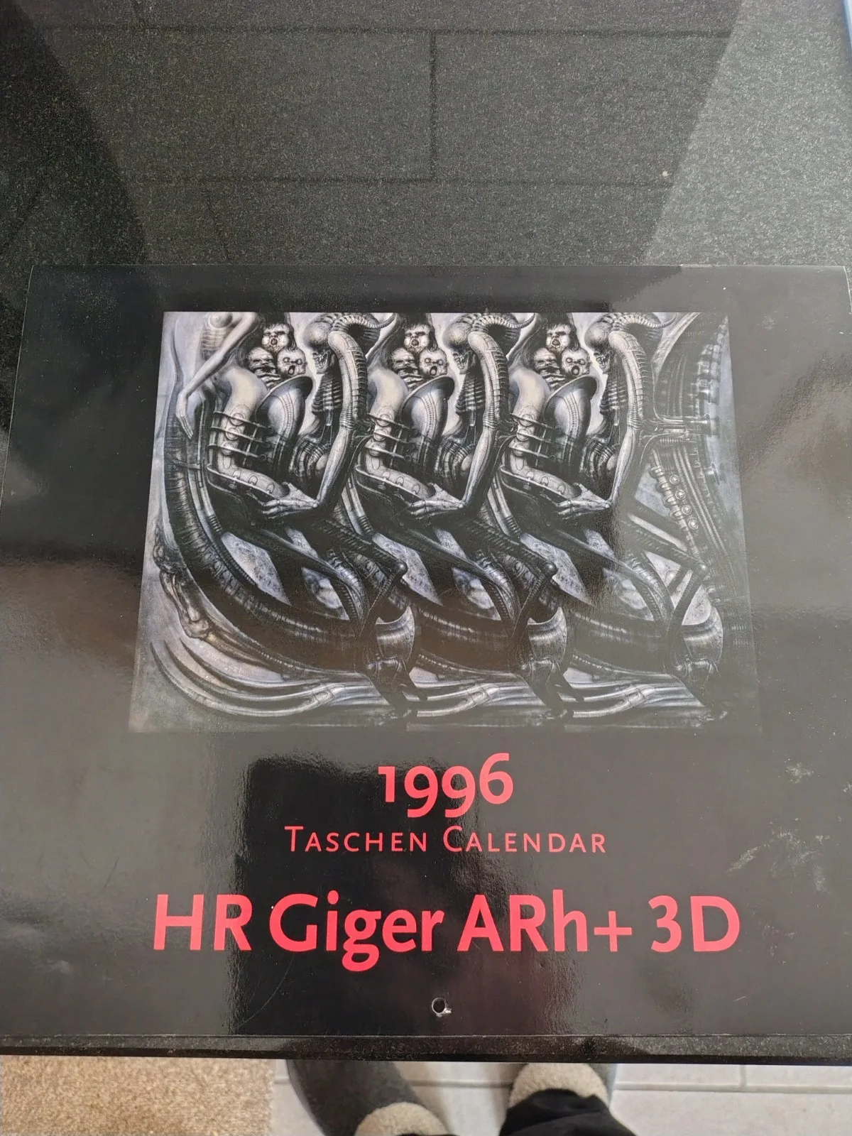 HR GIGER CALENDARS 1994 & 1996 TASCHEN, THE MASTERS WORK, VERY COLLECTABLE, изображение 5