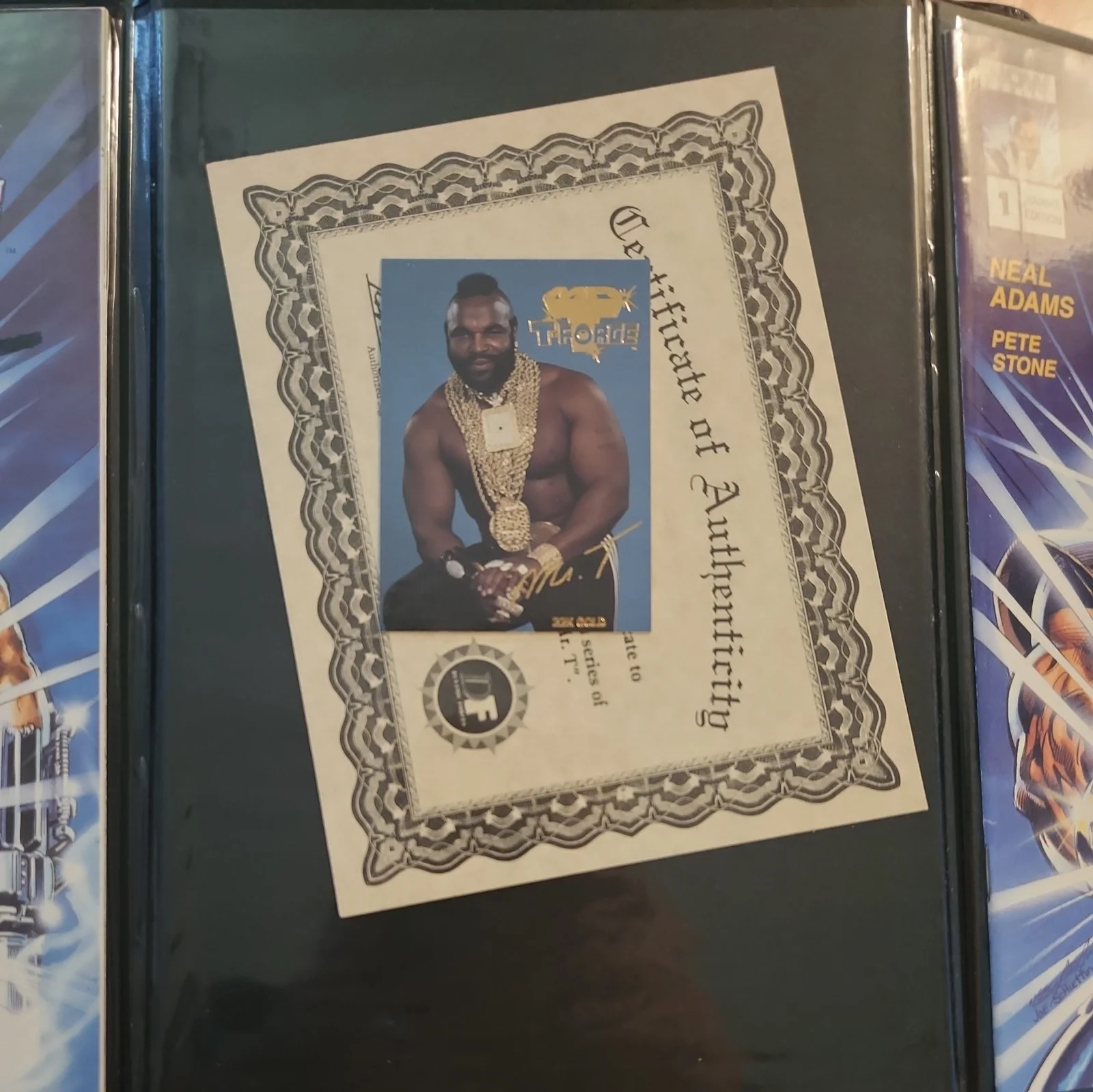 A star — MR T T-Force Comic Book Set Signed Autographed 1364 of 10000, изображение 3