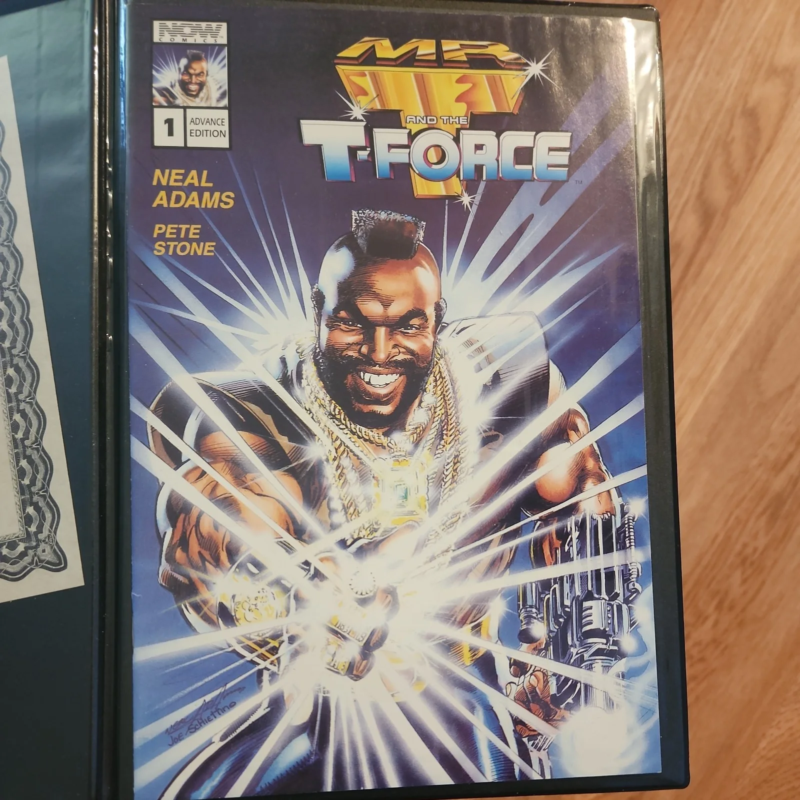 A star — MR T T-Force Comic Book Set Signed Autographed 1364 of 10000, изображение 4