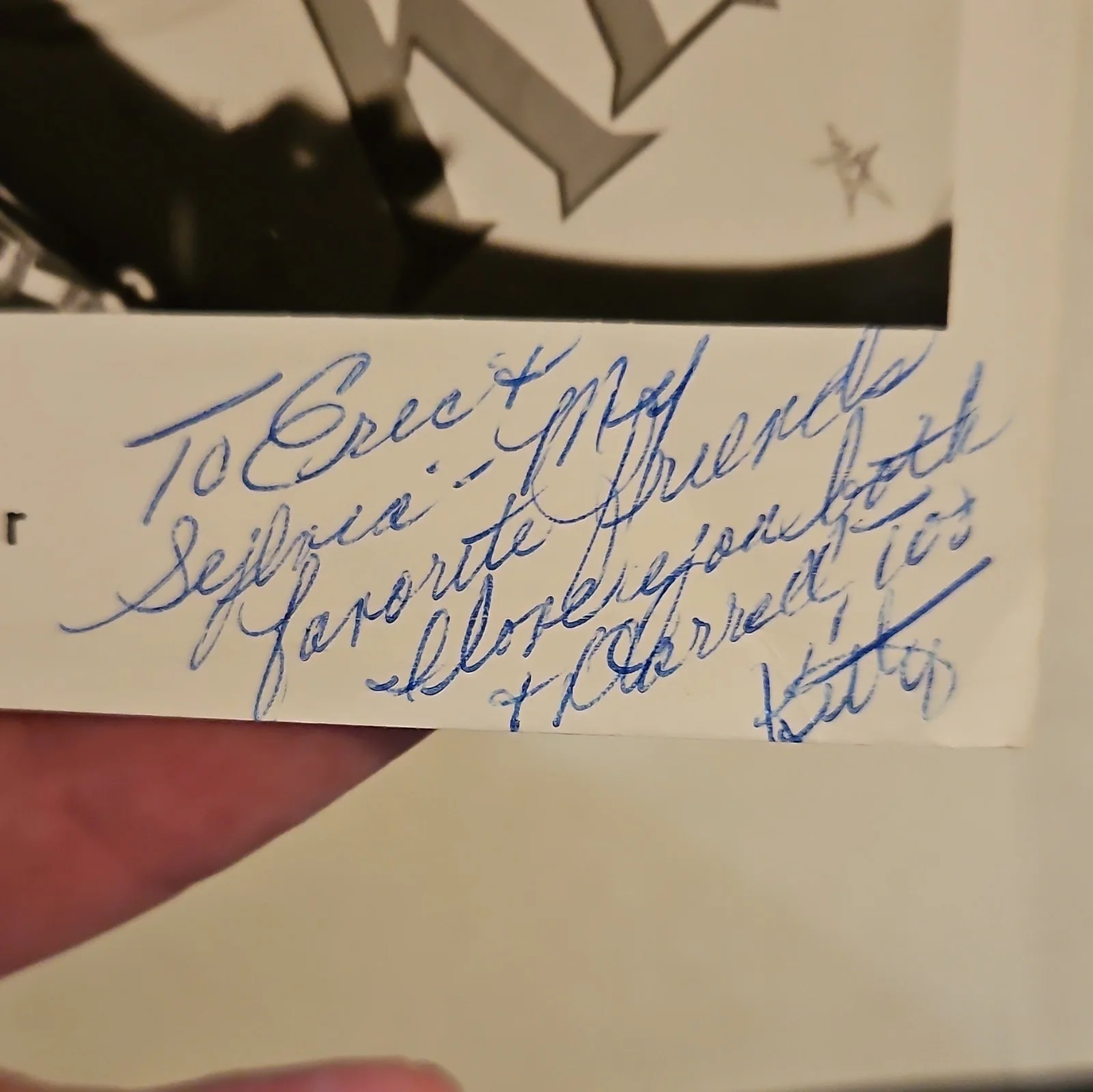 Kitty Kelly and her escorts. Kitty Kelly Autographed. photograph. Female drummer, изображение 5