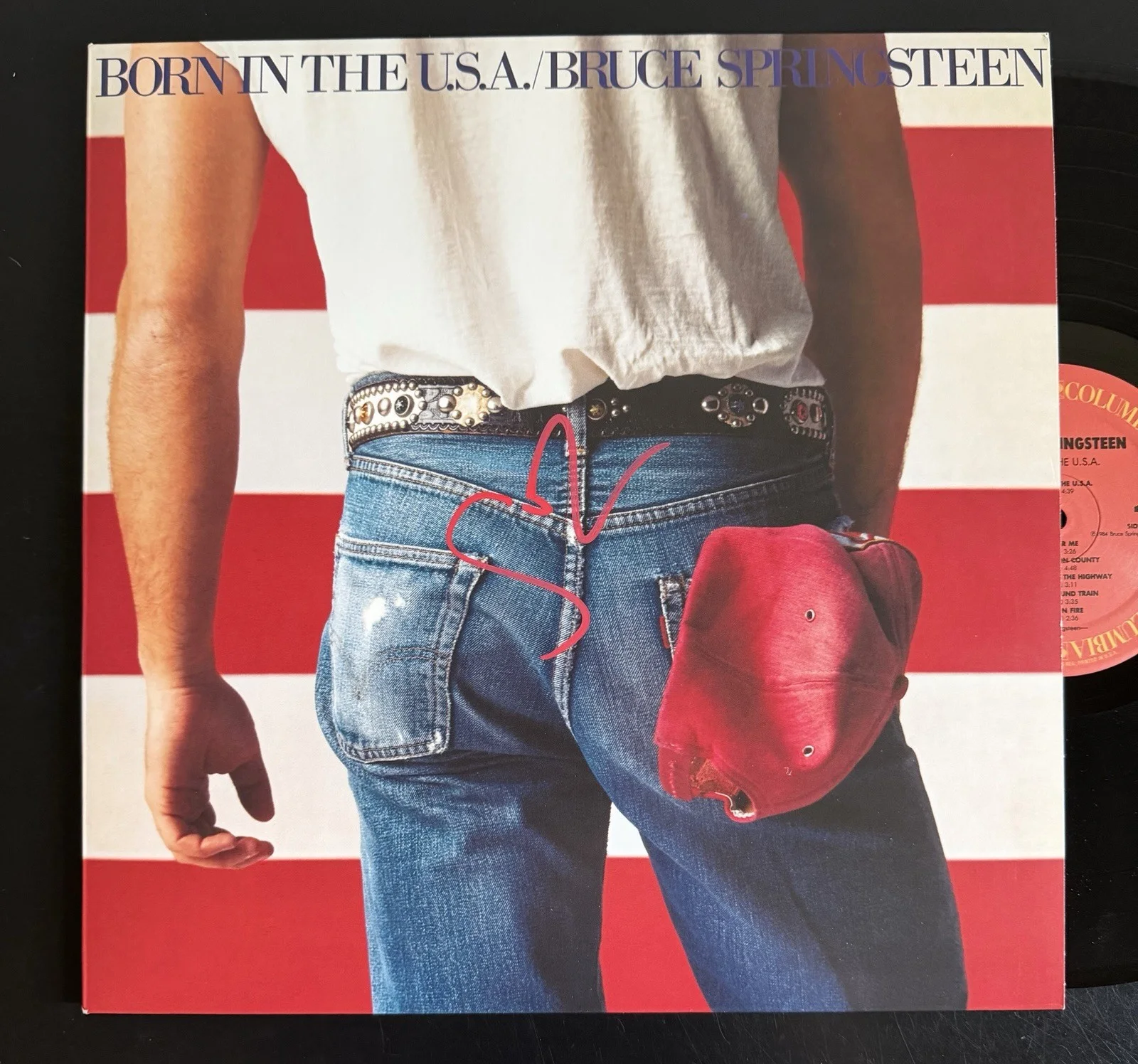 STEVEN VAN ZANDT SIGNED BORN IN THE USA VINYL RECORD LP ‘SPRINGSTEEN’ JSA COA, изображение 2