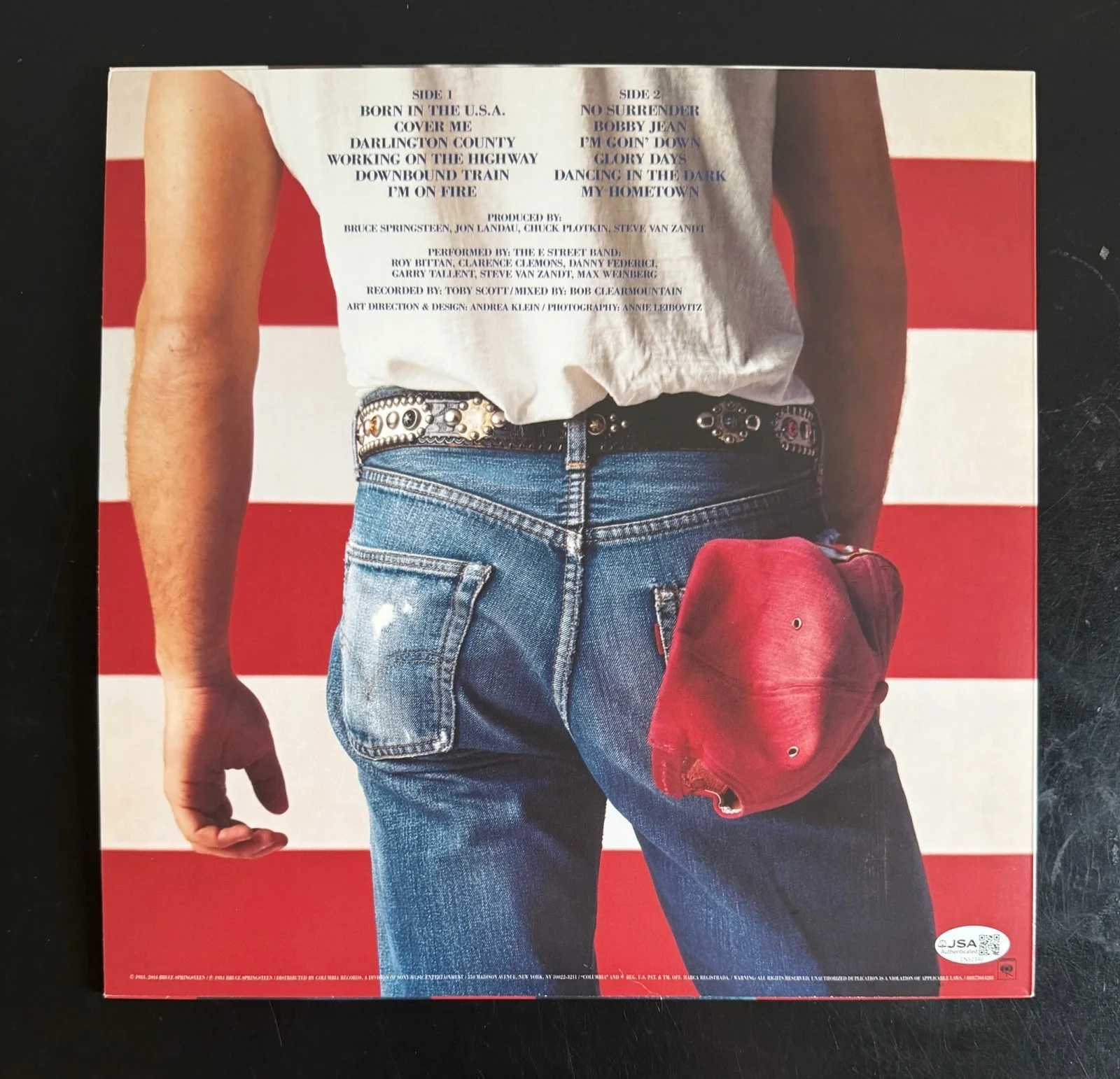 STEVEN VAN ZANDT SIGNED BORN IN THE USA VINYL RECORD LP ‘SPRINGSTEEN’ JSA COA, изображение 4