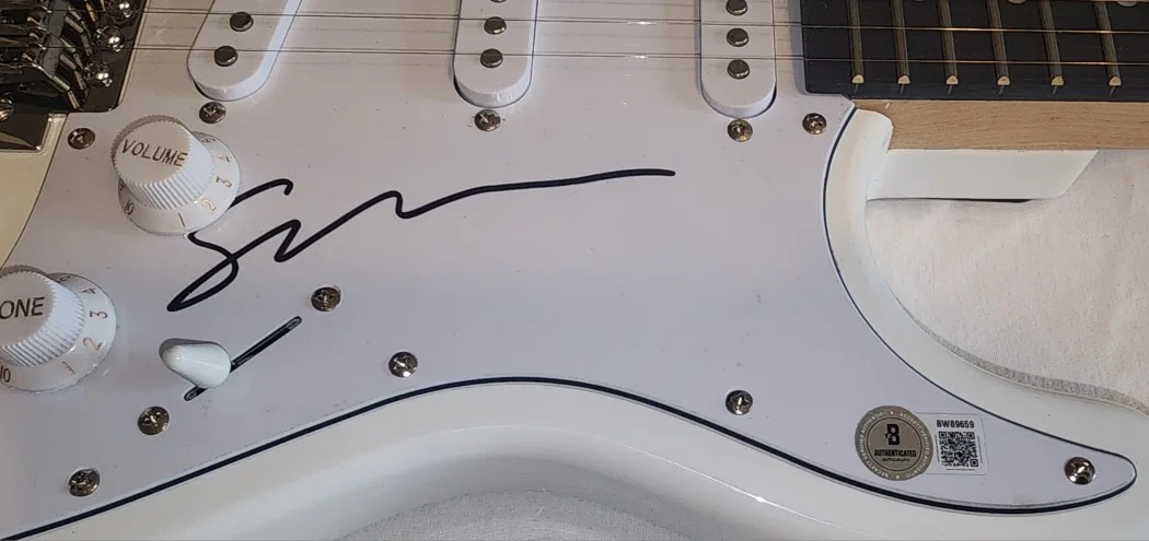 Susanna Hoffs Signed Electric Guitar The Bangles Eternal Flame BAS BW89659, image 3