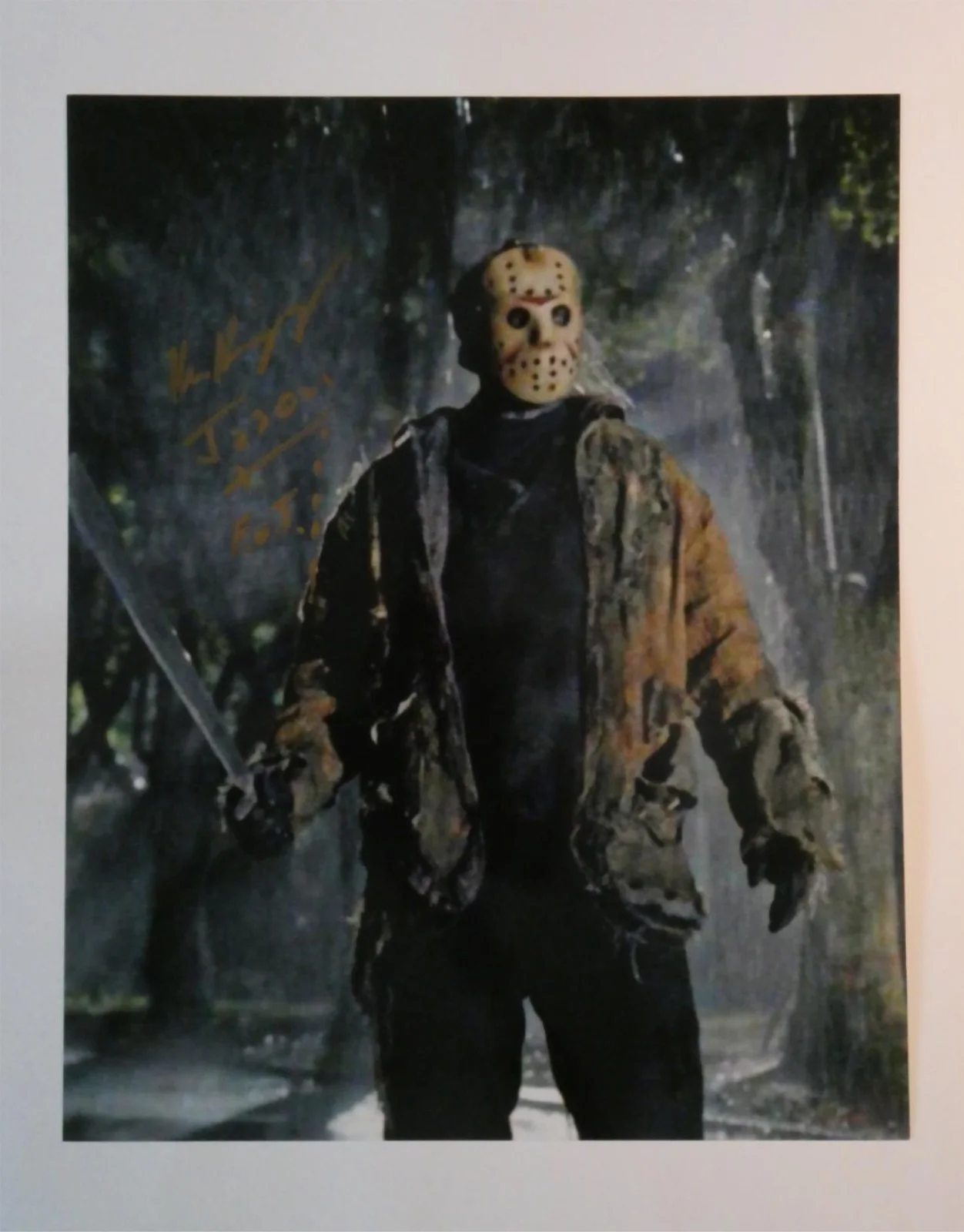 Ken Kirzinger — Ken Kirzinger Signed 8x10 Photo Autographed Freddie VS Jason