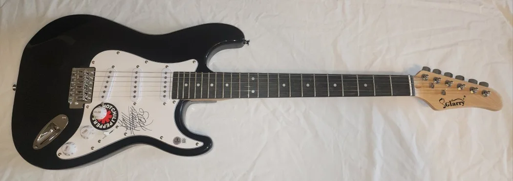 Anthony Kiedis Autographed Electric Guitar Red Hot Chili Peppers BAS AE63956, изображение 2
