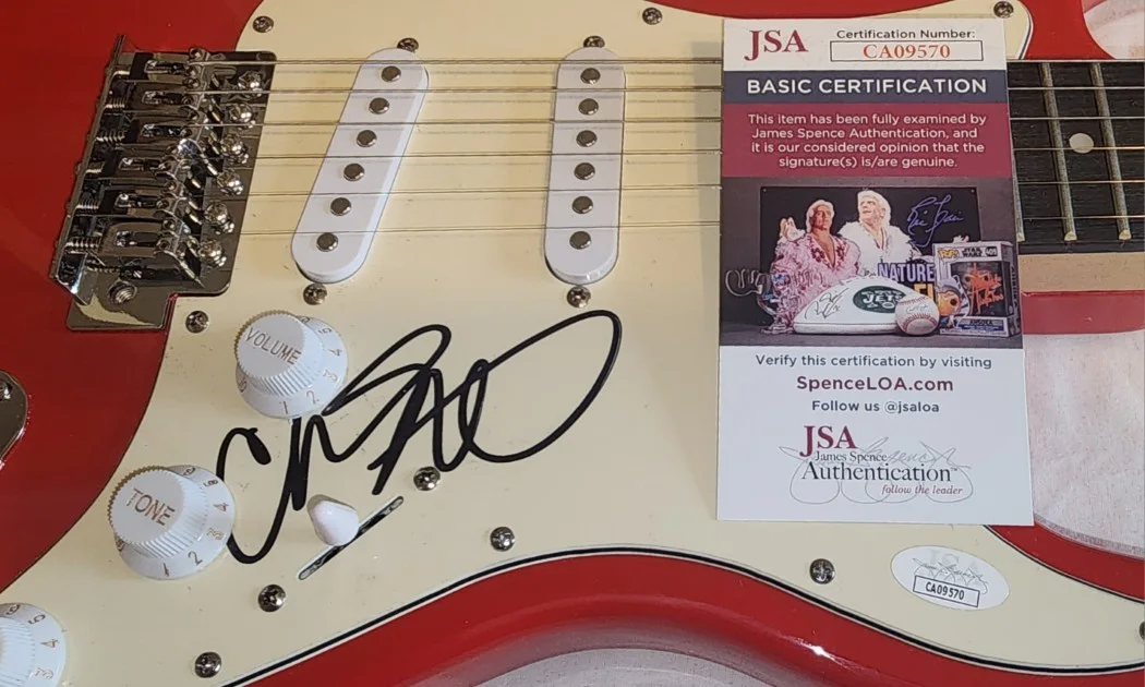 Carmen Electra — Carmen Electra Signed Autographed Electric Guitar Everbody Get On Up JSA CA09570, image 3