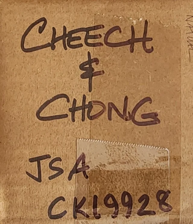 Cheech, Chong — Cheech & Chong Signed Autographed Custom Guitar Up In Smoke JSA CK19928, image 4