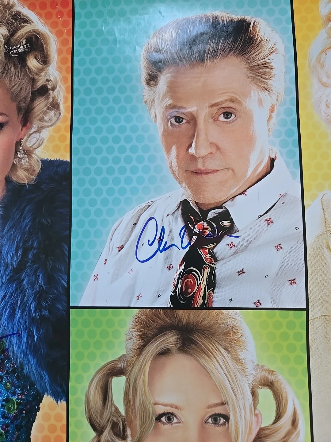 John Travolta- Michelle Pfeiffer- Zac Efron +6 ' Hairspray ' Signed Poster. COA, изображение 4
