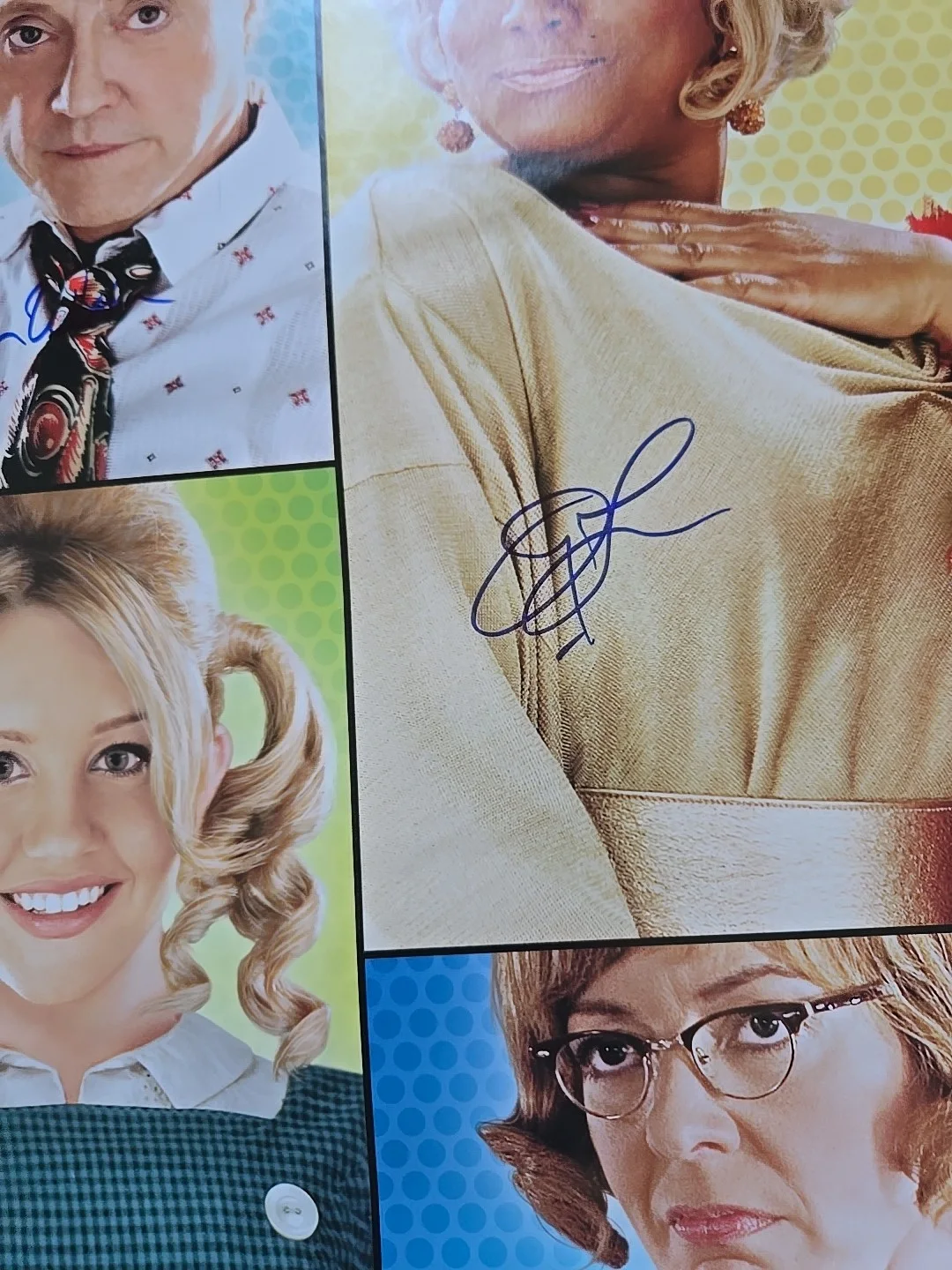 John Travolta- Michelle Pfeiffer- Zac Efron +6 ' Hairspray ' Signed Poster. COA, изображение 5