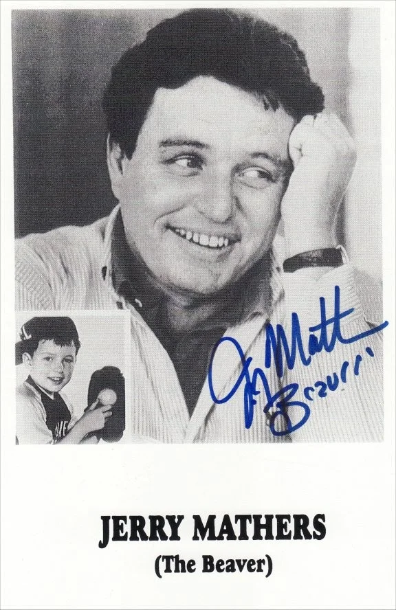 Jerry Mathers and Ken Osmund — Jerry Mathers, Ken Osmond (Leave It to Beaver) Signed Photos COA