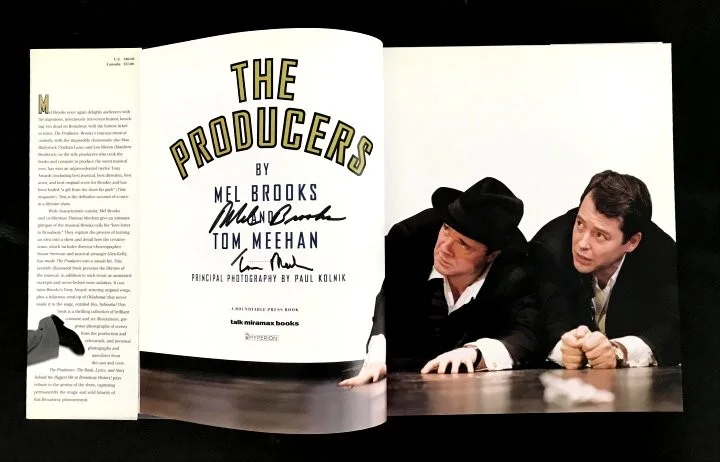 The Producers: The Book, Lyrics, and Story... Signed by Mel Brooks and Tom Meeha, image 2