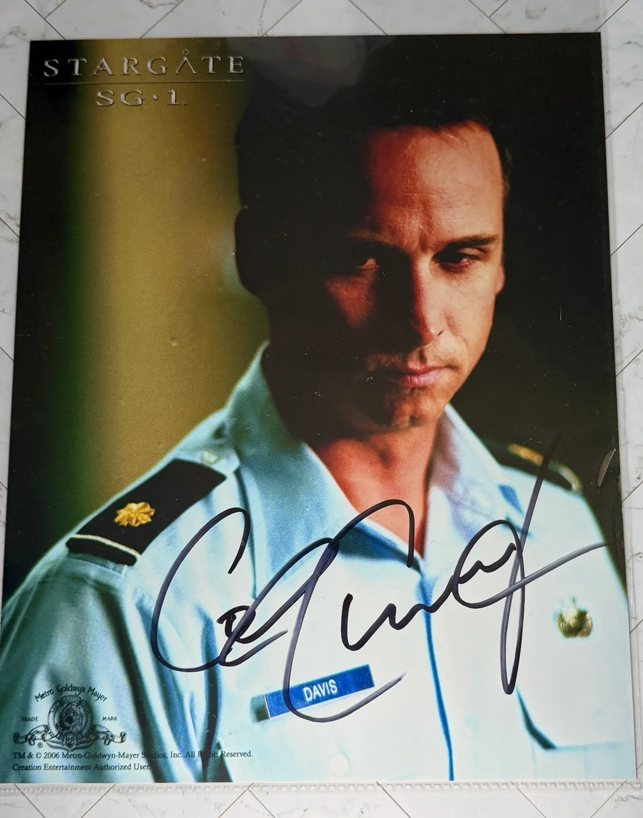 Colin Cunningham — Colin Cunningham Signed 8x10 Photo Stargate SG-1 Major Davis Autograph