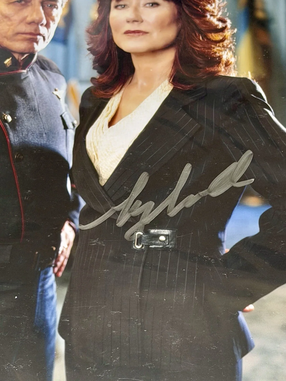 MARY McDONNELL — Mary McDonnell Signed 8x10 Battlestar Galactica Photo Autograph President Roslin, изображение 2