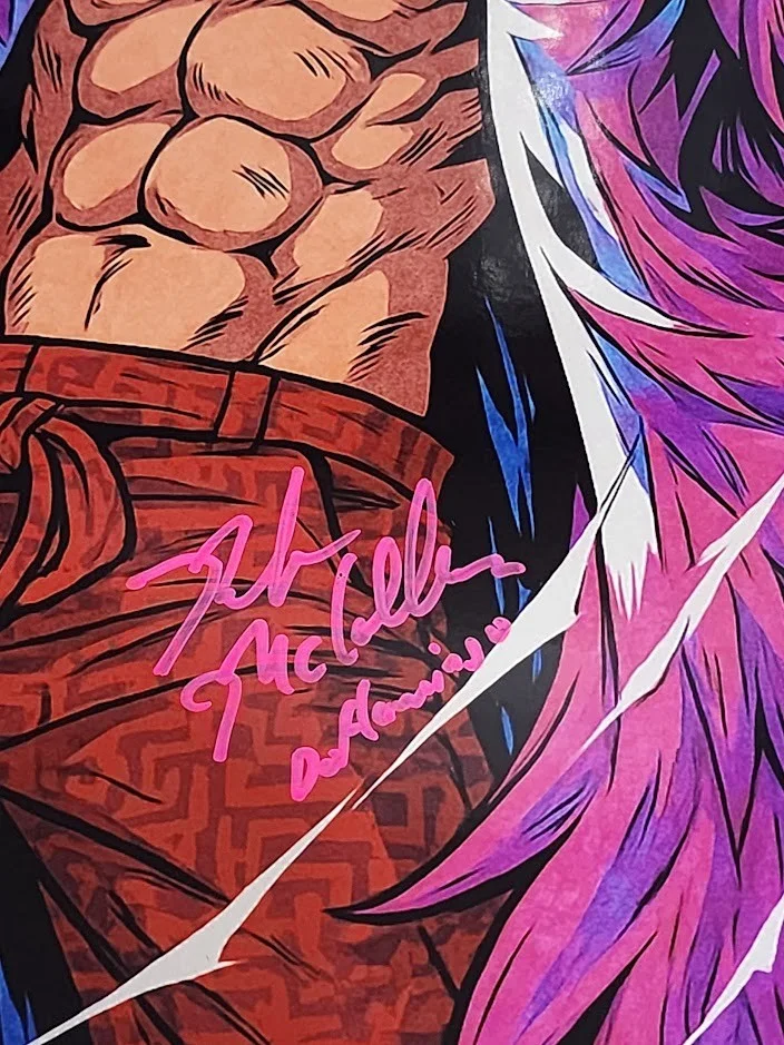 Robert McCollum — Robert McCollum Autographed Signed 11x17 Photo Donquixote Doflamingo One Piece, image 2