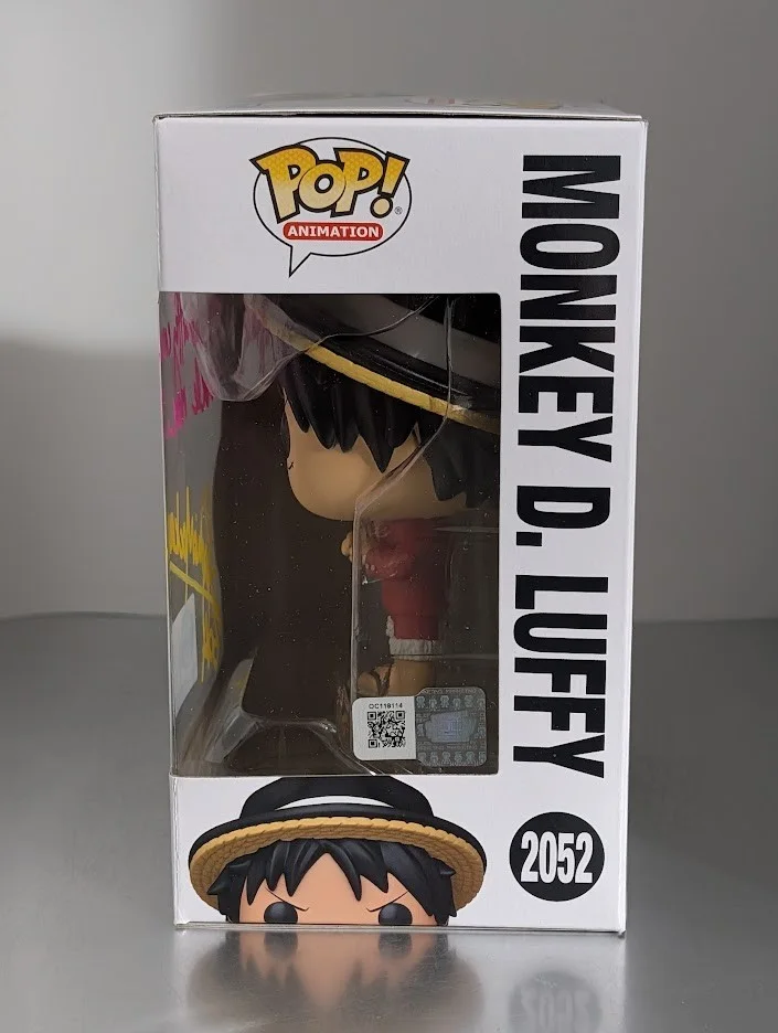 Lydia Mackay — Lydia Mackay Signed Autographed Quoted Funko Pop #2052 Monkey D. Luffy One Piece, изображение 2