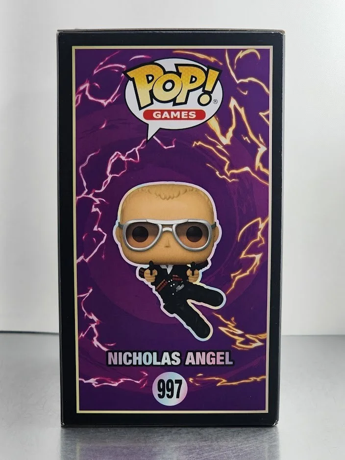 Simon Pegg — Simon Pegg Signed Autographed Funko Pop Fusion #997 Nicholas Angel Hot Fuzz, изображение 4