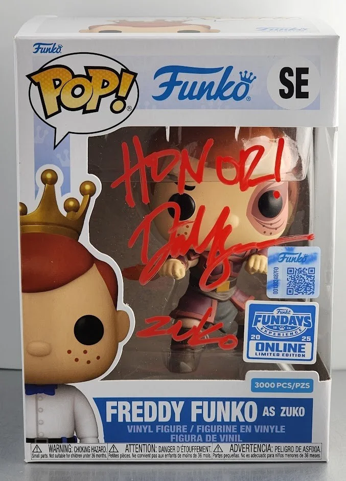 Dante Basco — Dante Basco Signed Quoted Funko Pop FREDDY FUNKO Zuko Avatar The Last Airbender, image 2