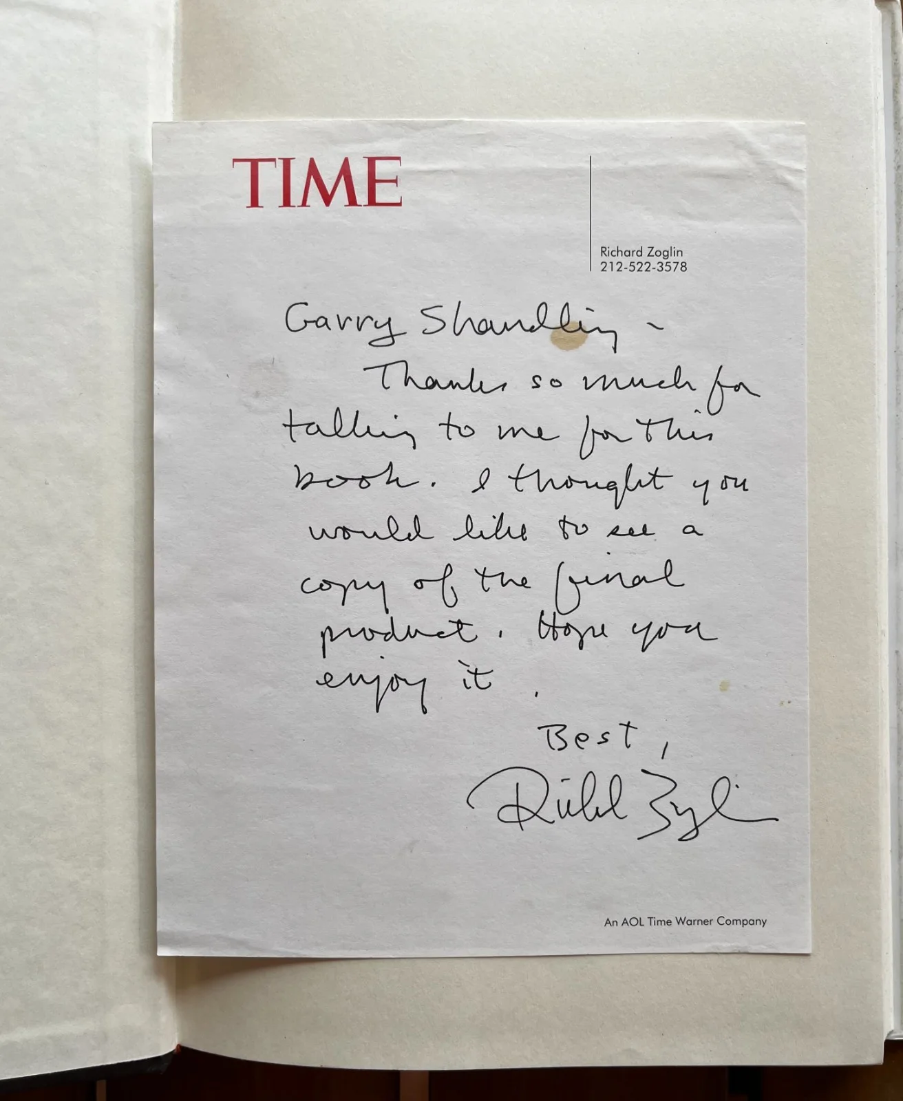 “Comedy at the Edge” Signed by Author with Letter to Garry Shandling, изображение 2