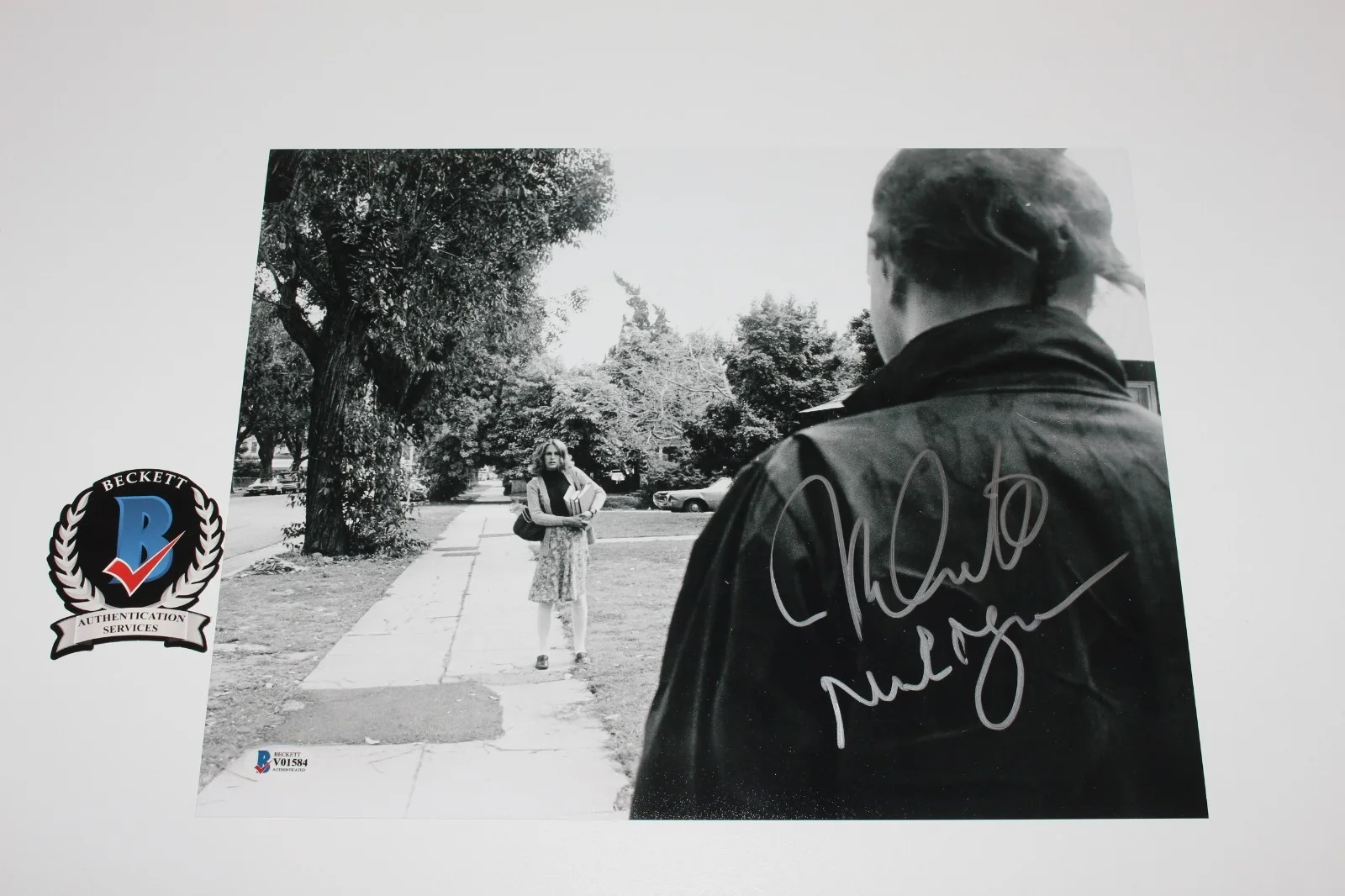 Nick Castle — NICK CASTLE SIGNED HALLOWEEN 11x14 MOVIE PHOTO 1 THE SHAPE MICHAEL MYERS BECKETT, изображение 4