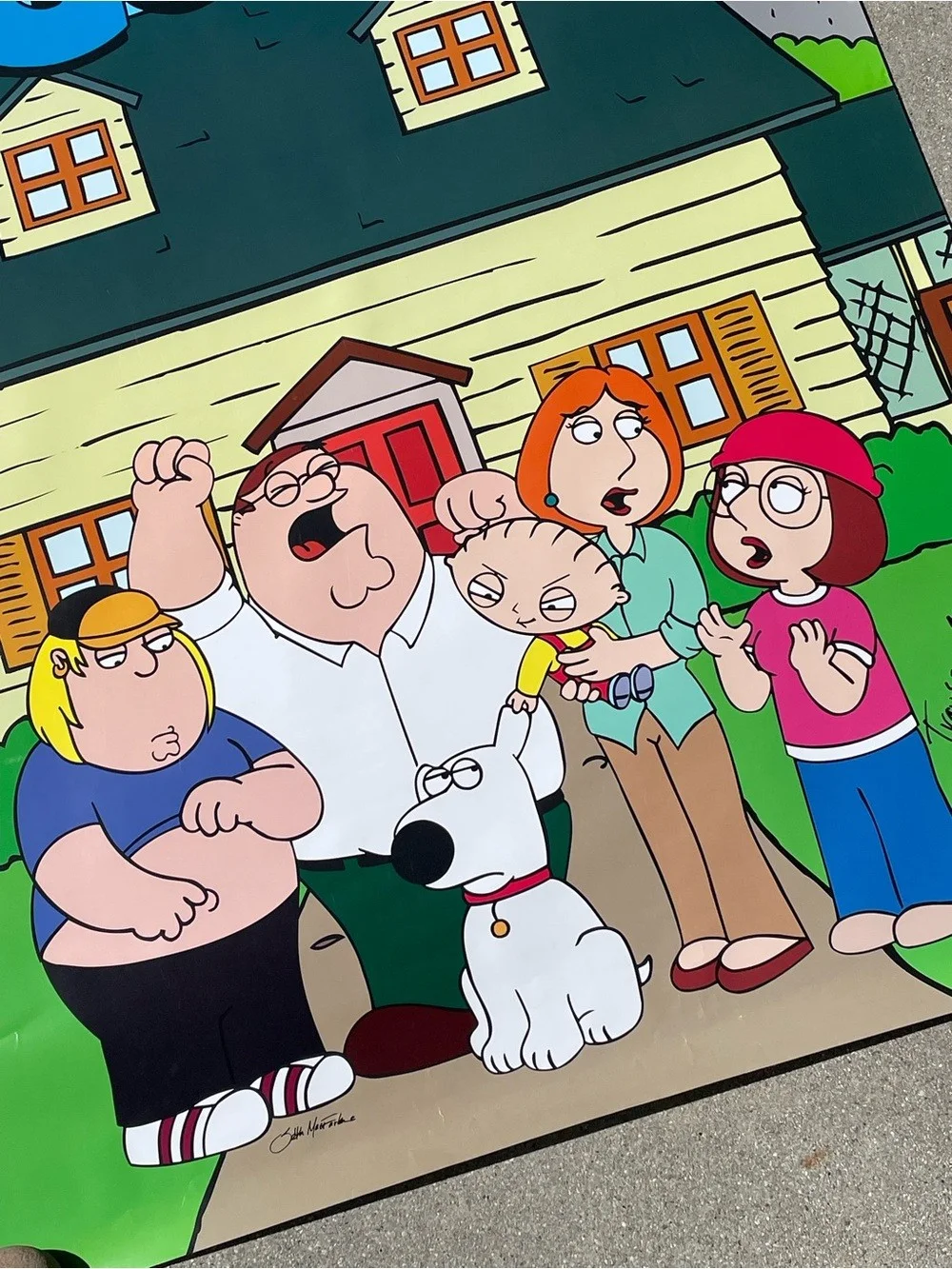 Mila Kunis — Vtg 1999 Mila Kunis Autographed Family Guy Meg TV Series Full Size Poster 27x40, изображение 4