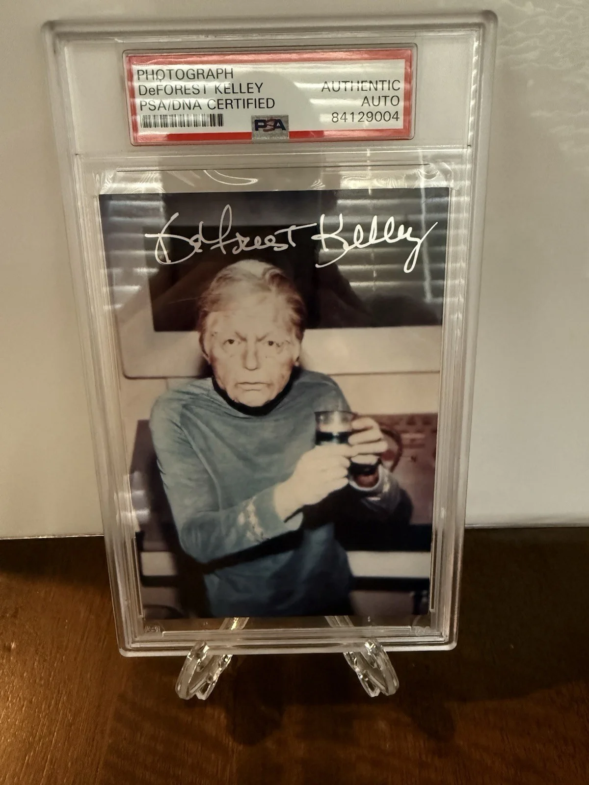 Deforest Kelley — DEFOREST KELLEY HAND SIGNED IN PERSON AUTOGRAPHED DR MCOY STAR TREK RARE PSA/DNA, image 2