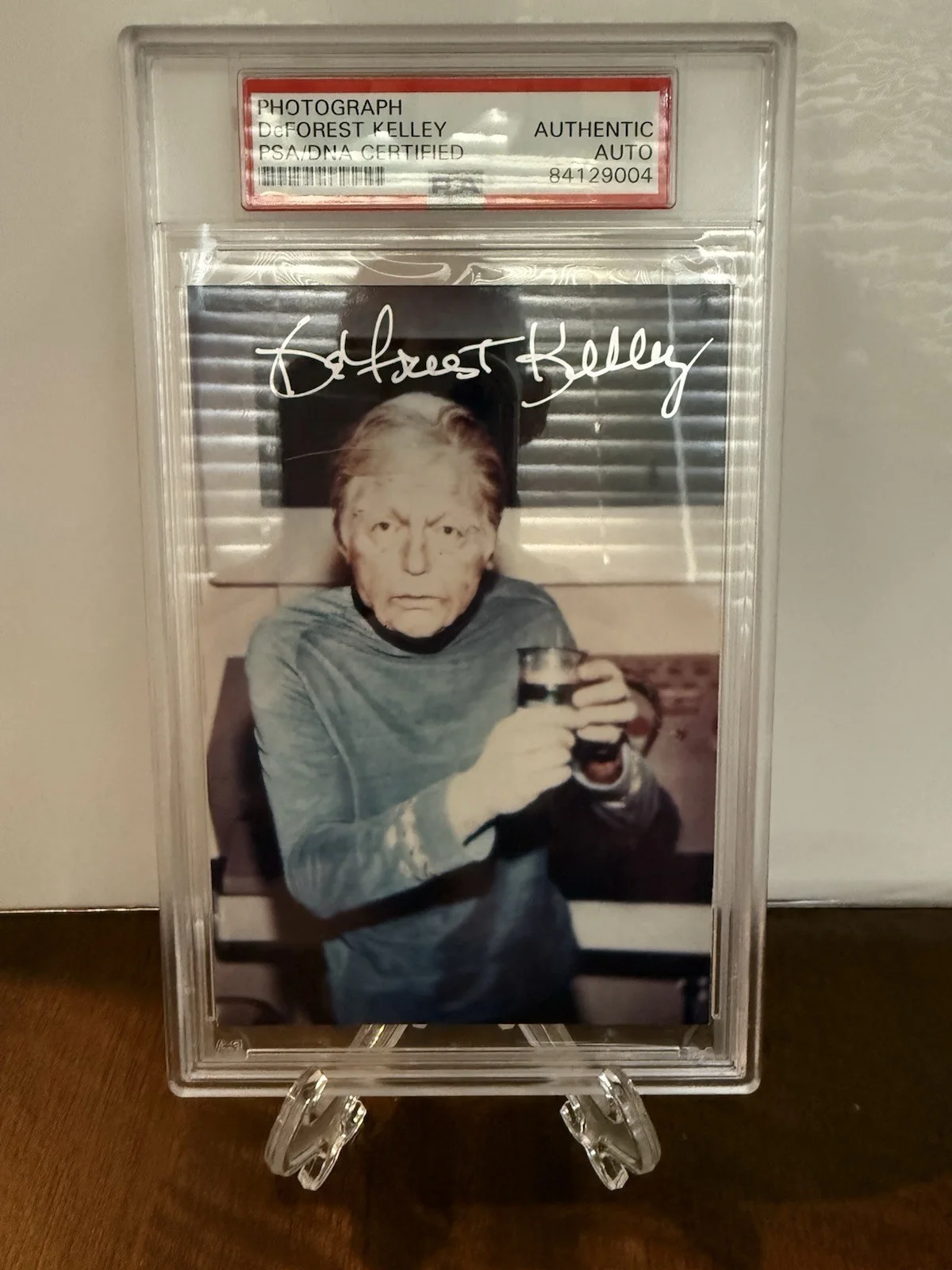 Deforest Kelley — DEFOREST KELLEY HAND SIGNED IN PERSON AUTOGRAPHED DR MCOY STAR TREK RARE PSA/DNA, image 3