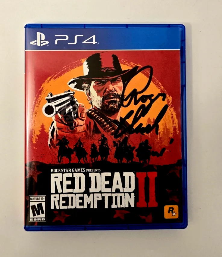 Roger Clark — Roger Clark Signed Game Red Dead Redemption Arthur Morgan PS4 RDR JSA COA 885, image 2