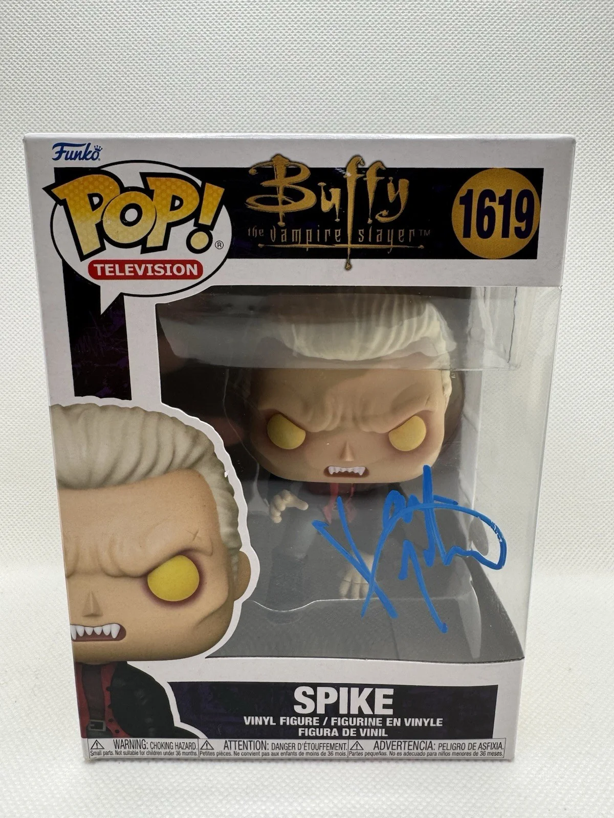 JAMES MARSTERS — JAMES MARSTERS SIGNED BUFFY THE VAMPIRE SLAYER FUNKO POP #1619 JSA COA AUTOGRAPH