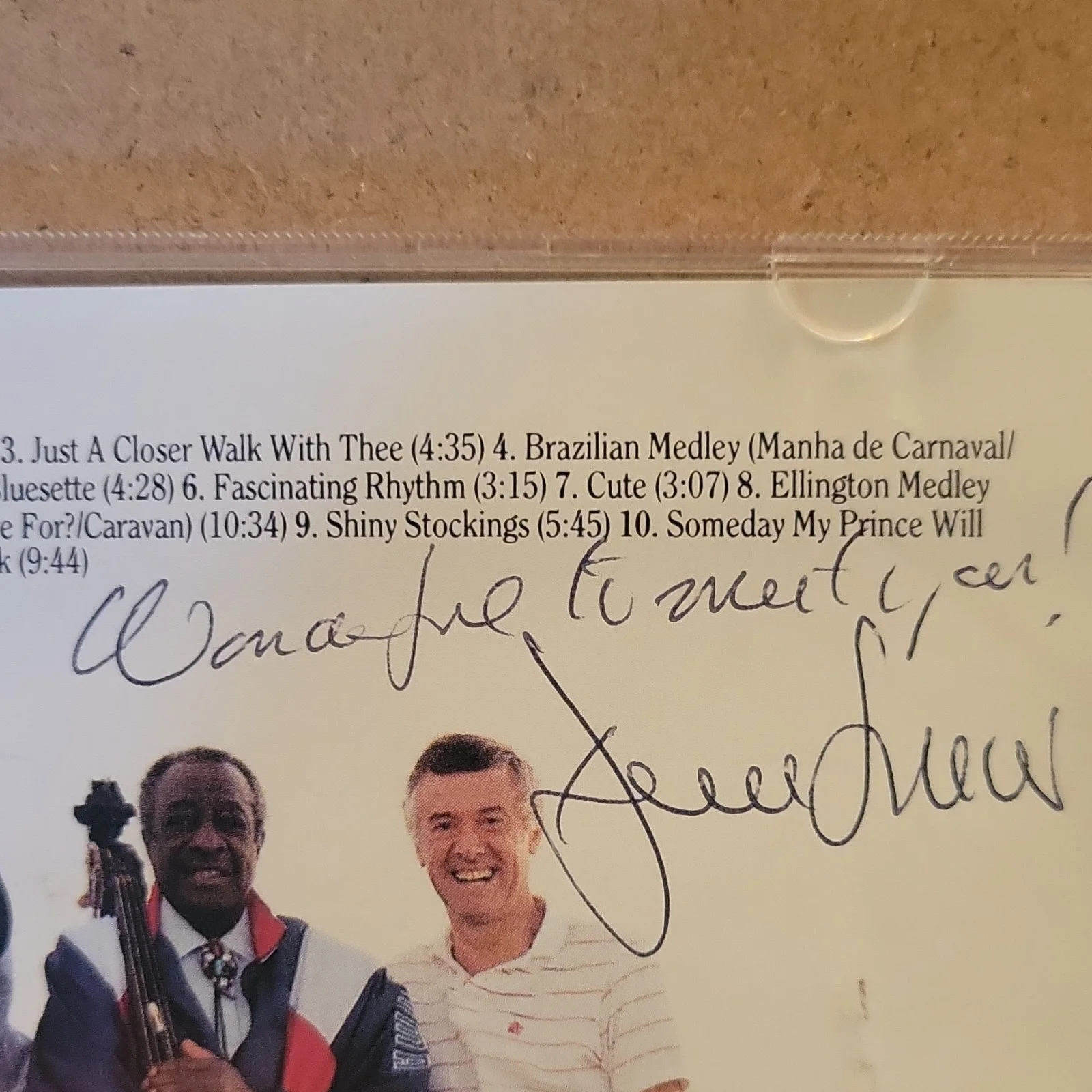 Bobby Rosengarden Milt Hinton Derek Smith Signed CD The Trio autographed, image 2
