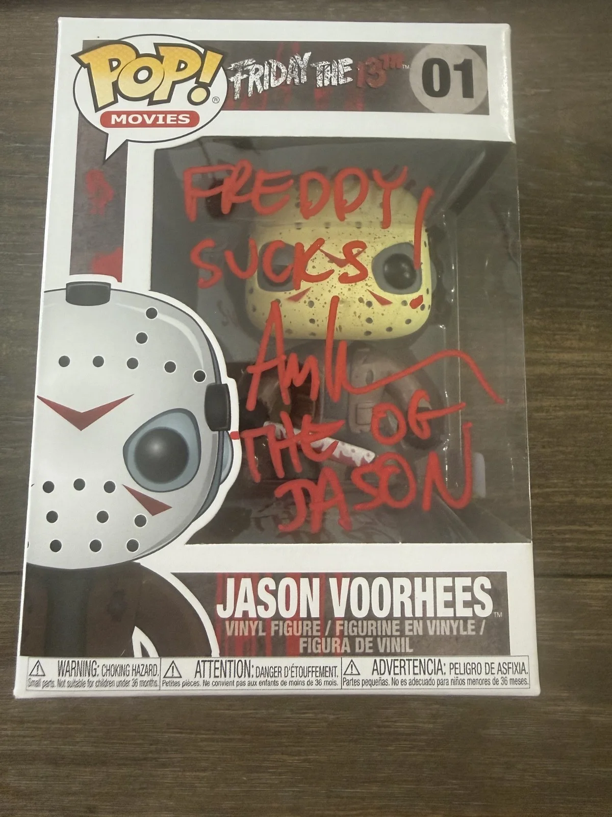 Ari Lehman — Ari Lehman Signed Autographed Jason Voorhees Funko Pop! Friday the 13th Beckett, изображение 5