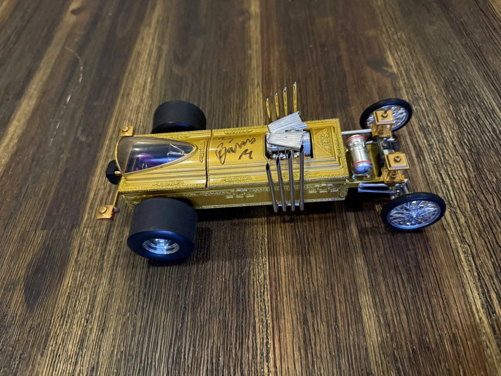 George Barris — George Barris 1/18 diecast Drag-ula autographed, image 2