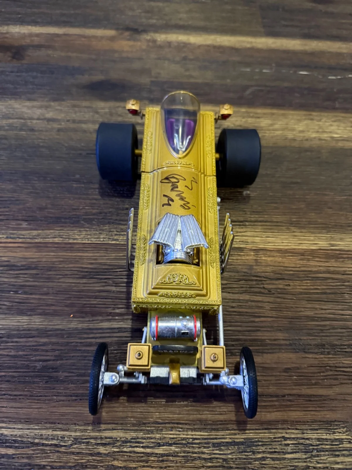 George Barris — George Barris 1/18 diecast Drag-ula autographed, image 3