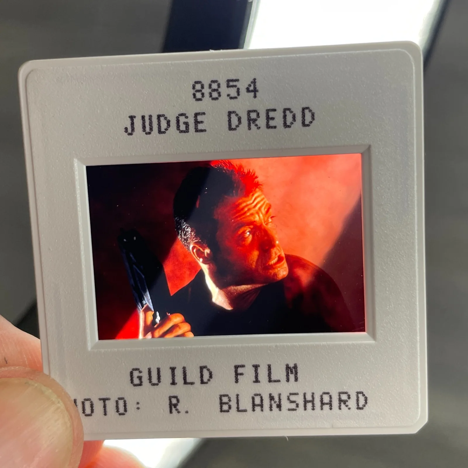 JUDGE DREDD Movie Original Press kit 1995 Stills Film Slide SYLVESTER STALLONE, image 3