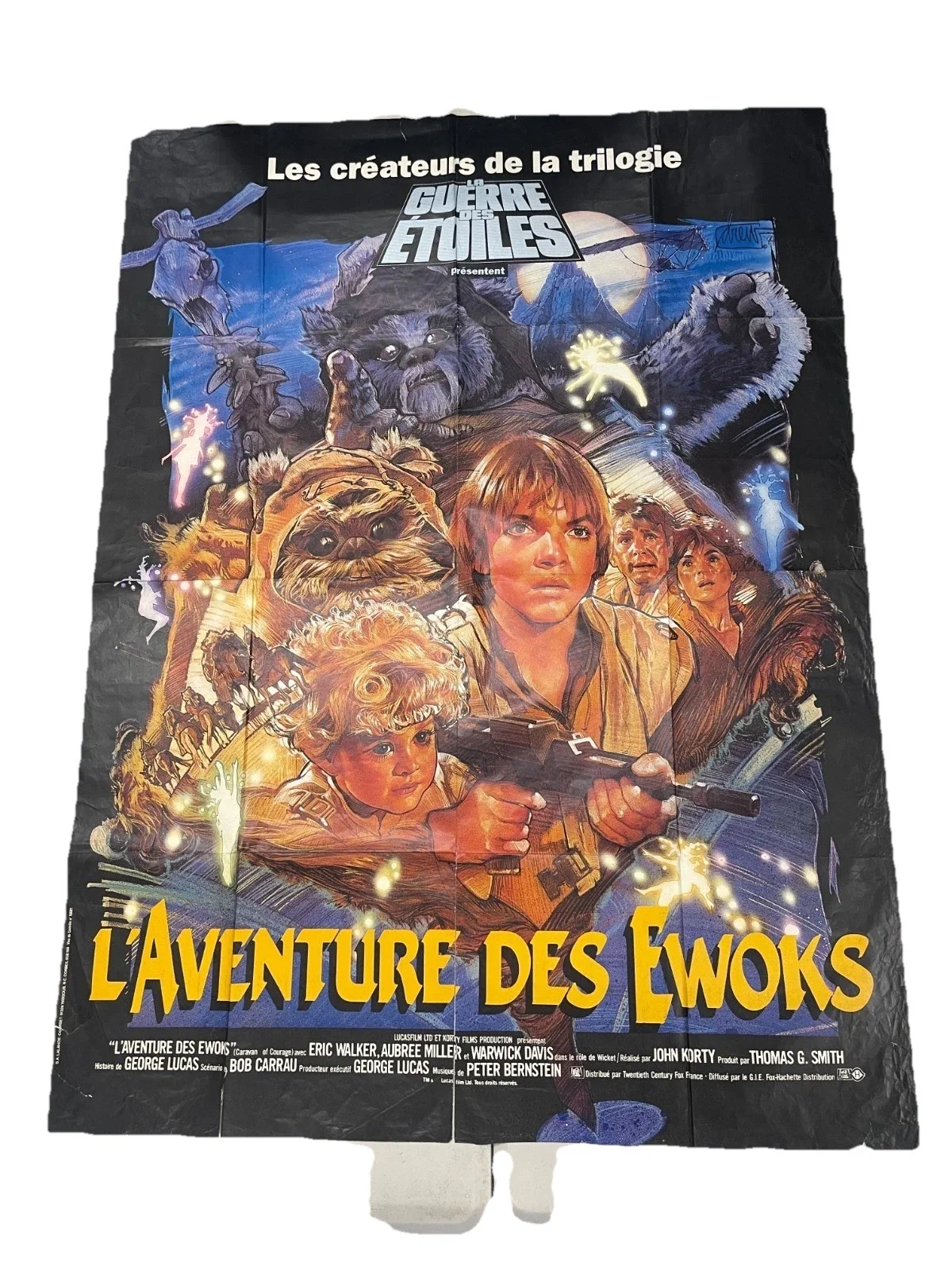 Star Wars 1984 Caravan Of Courage An Ewok Adventure, Cinema Poster 46" x 62", изображение 2
