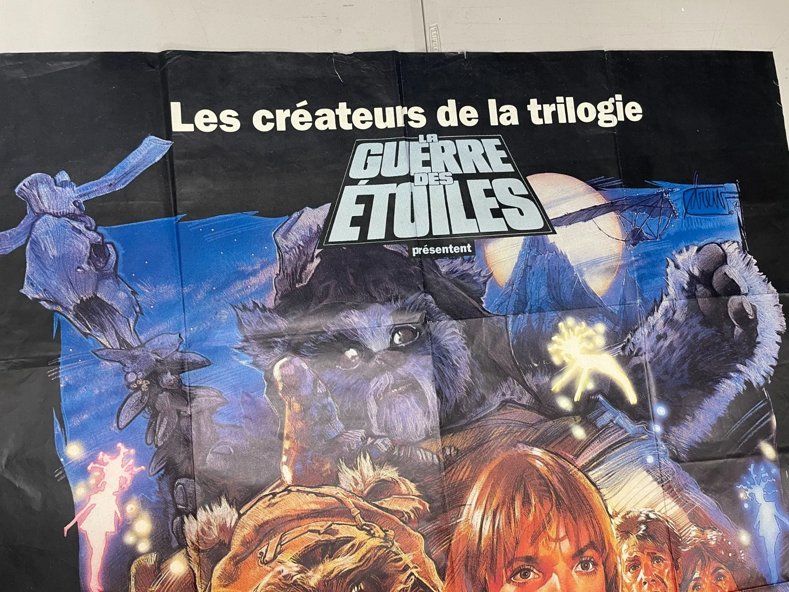 Star Wars 1984 Caravan Of Courage An Ewok Adventure, Cinema Poster 46" x 62", изображение 3