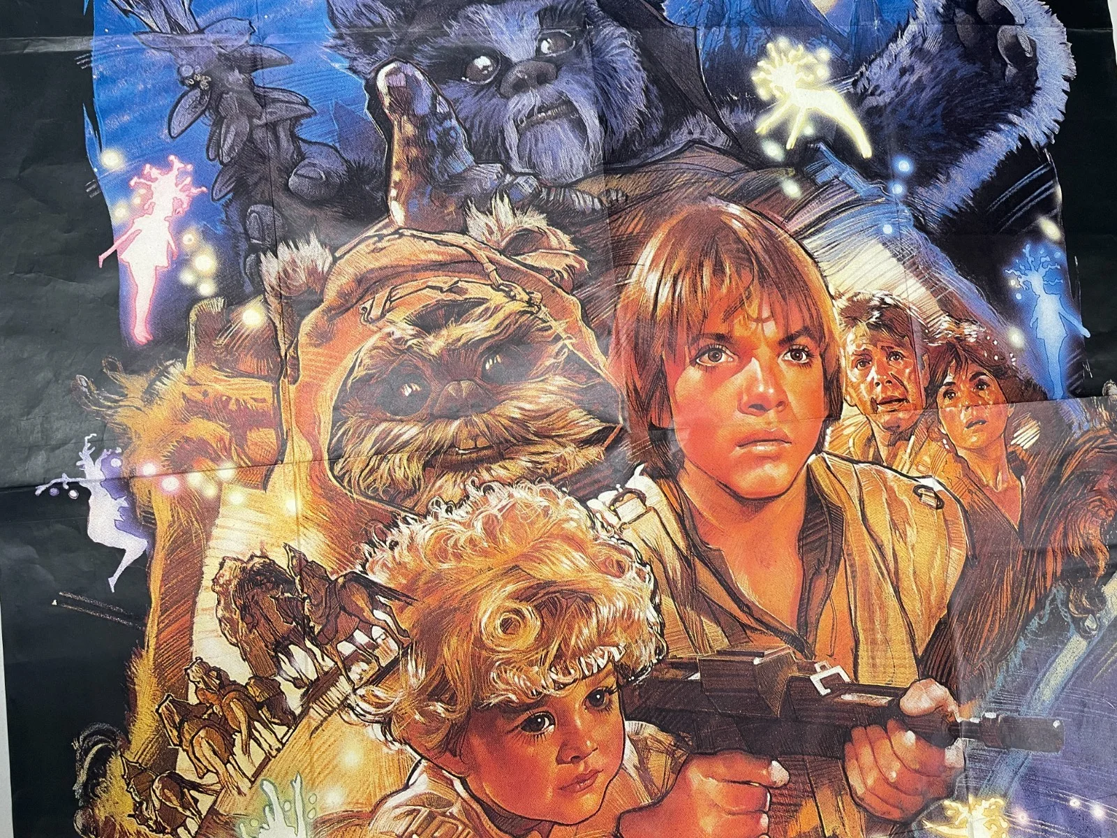 Star Wars 1984 Caravan Of Courage An Ewok Adventure, Cinema Poster 46" x 62", изображение 4