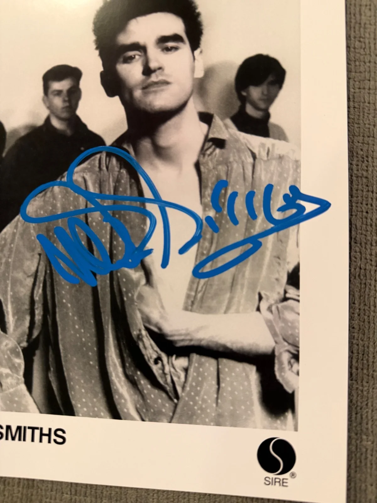 The Smiths Morrissey Hand Signed Autographed 8x10 Photo COA, изображение 2