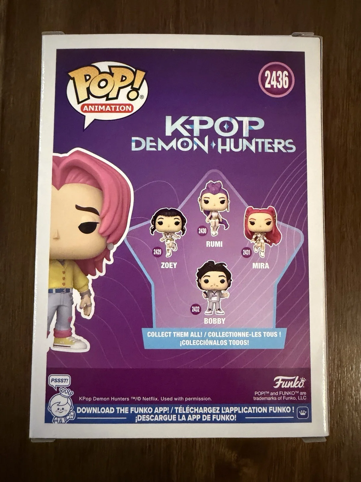 Joel Kim Booster ‘K-Pop Demon Hunters’ Signed Funko Pop ‘Romance Saja’ Beckett, изображение 3