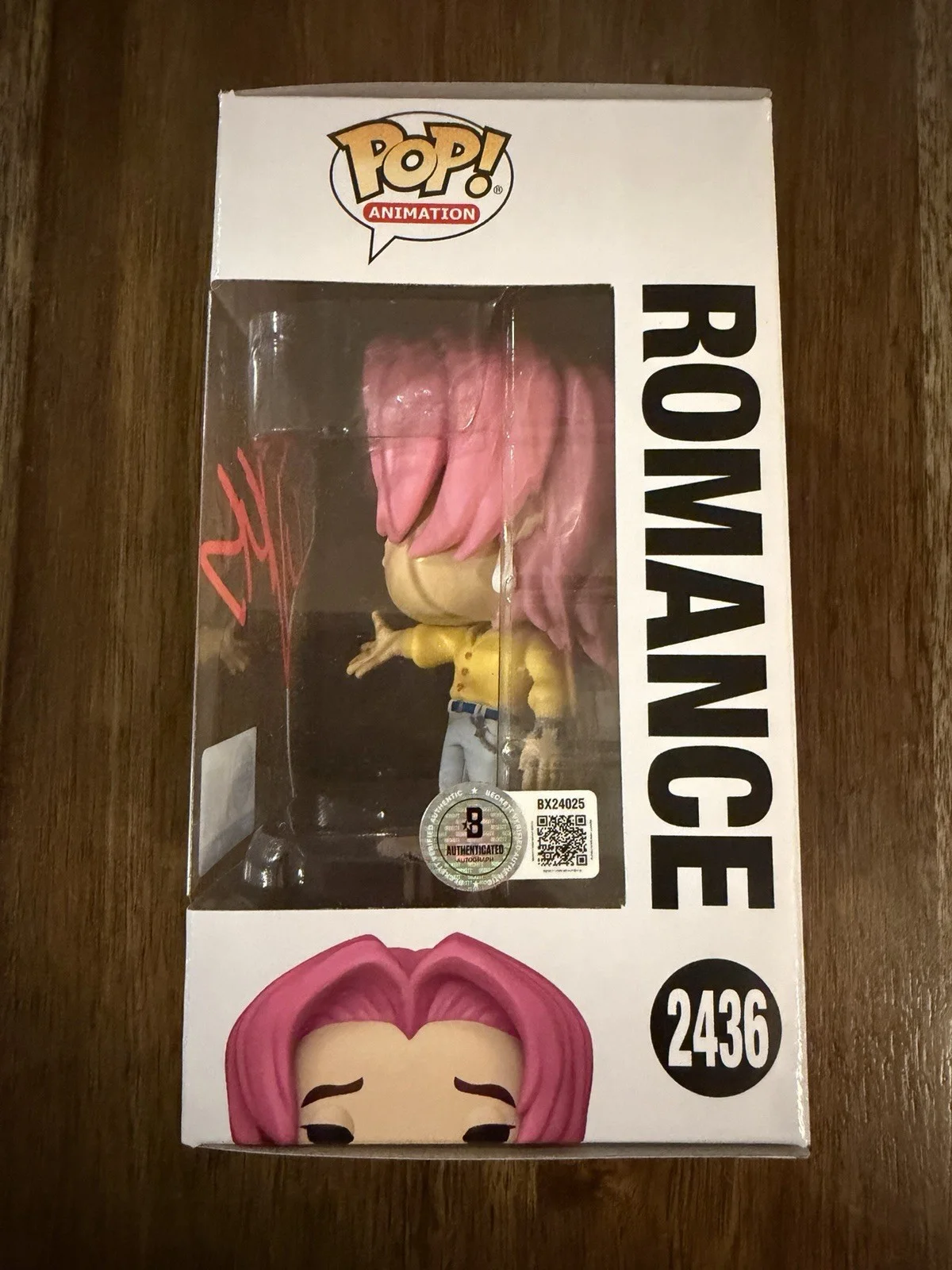 Joel Kim Booster ‘K-Pop Demon Hunters’ Signed Funko Pop ‘Romance Saja’ Beckett, image 2