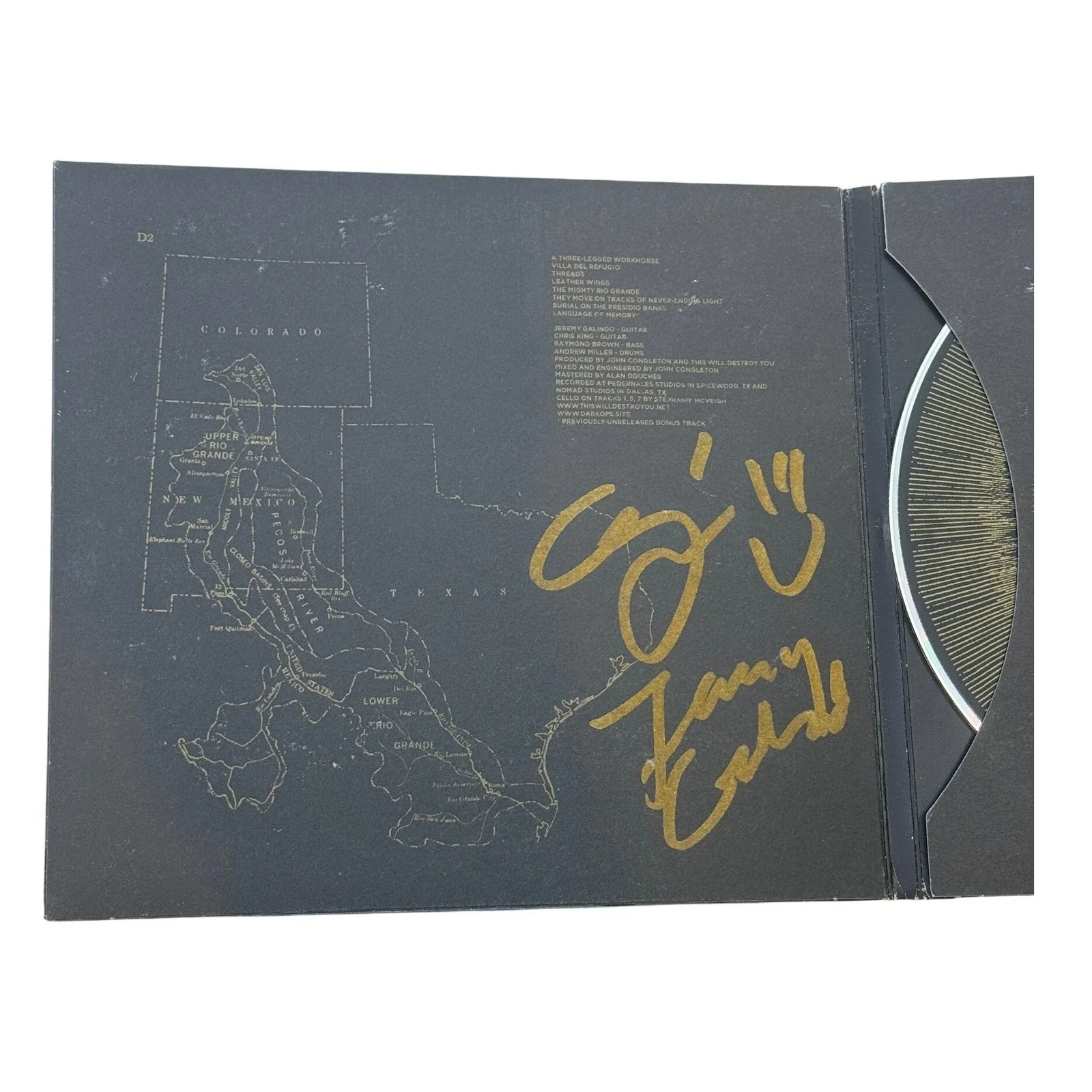 This Will Destroy You Self-Titled S/T Signed CD Post-Rock Dark Operative, image 2