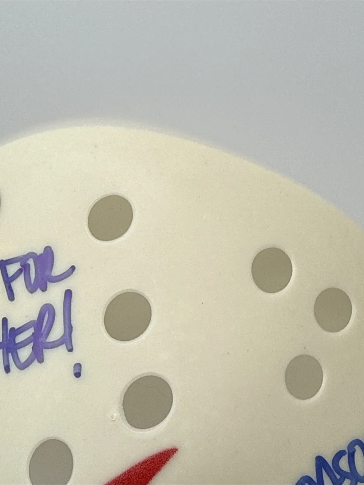 Ari Lehman — Ari Lehman Signed Friday The 13th Jason White Mask - Kill For Mother JSA, изображение 5