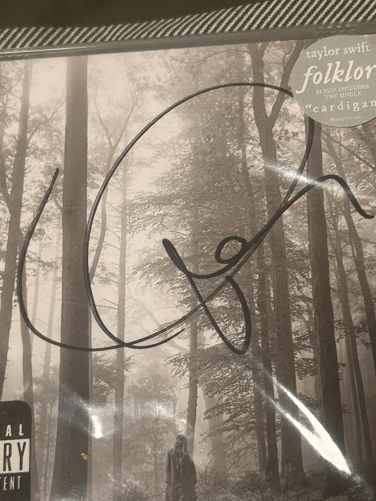 Taylor Swift Signed Folklore CD Autographed and Sealed New, image 3