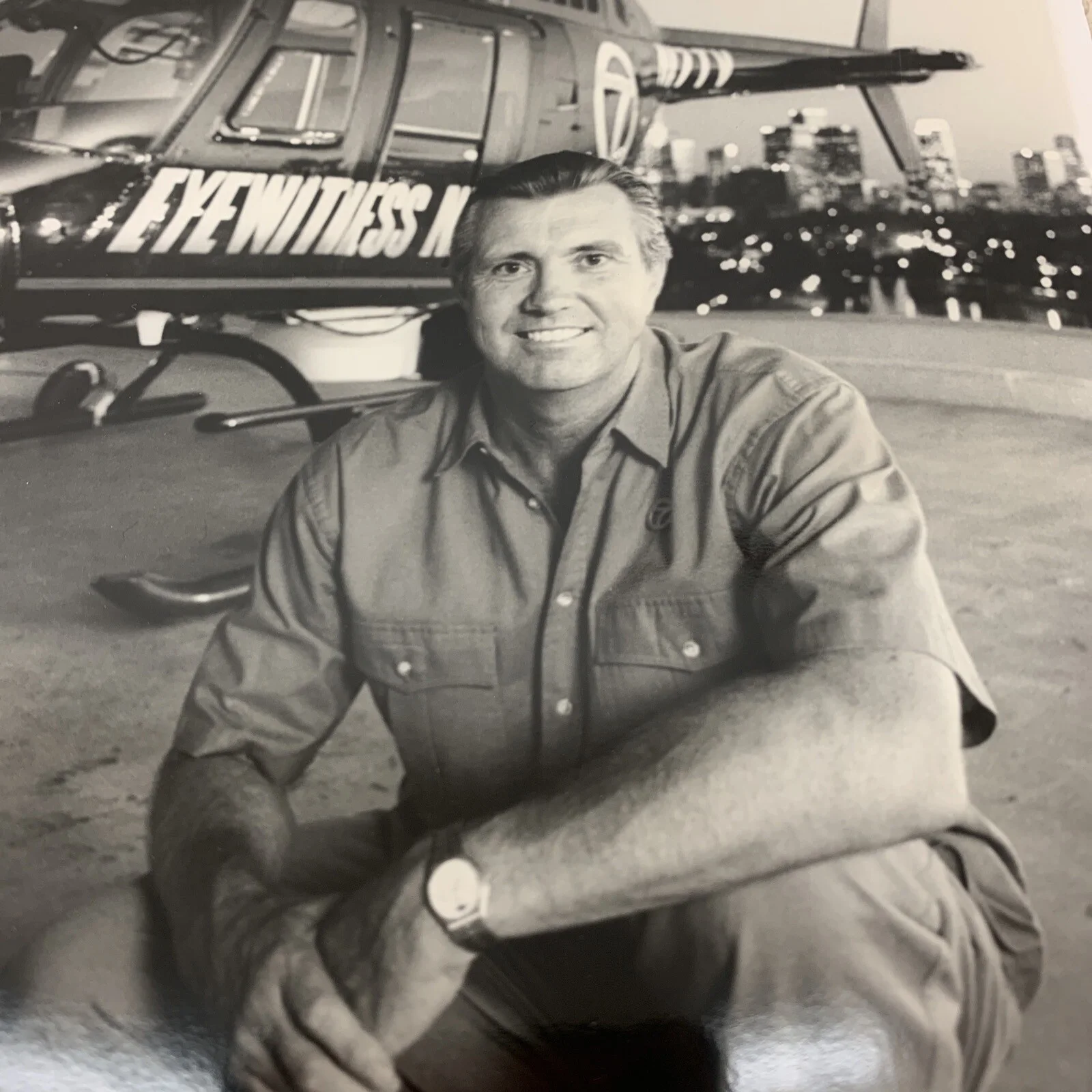 Capt. Ron Bodholdt — Vintage ABC Channel 7 Eyewitness News Captain Ron Bodholdt Autographed Photo, изображение 3