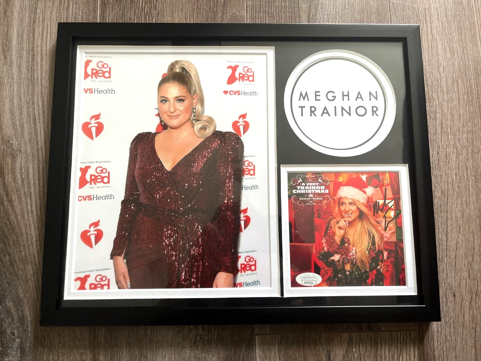 Meghan Trainor — Meghan Trainor Autogaphed Framed Collage (12 x 15 in) with JSA COA