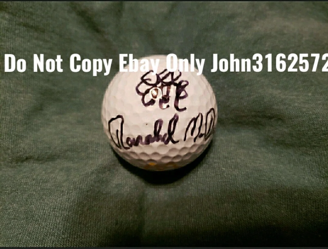 Ronald Mcdonald — Ronald McDonald McDonald's Signed Auto Mc Donald's Logo Golf ball, image 2